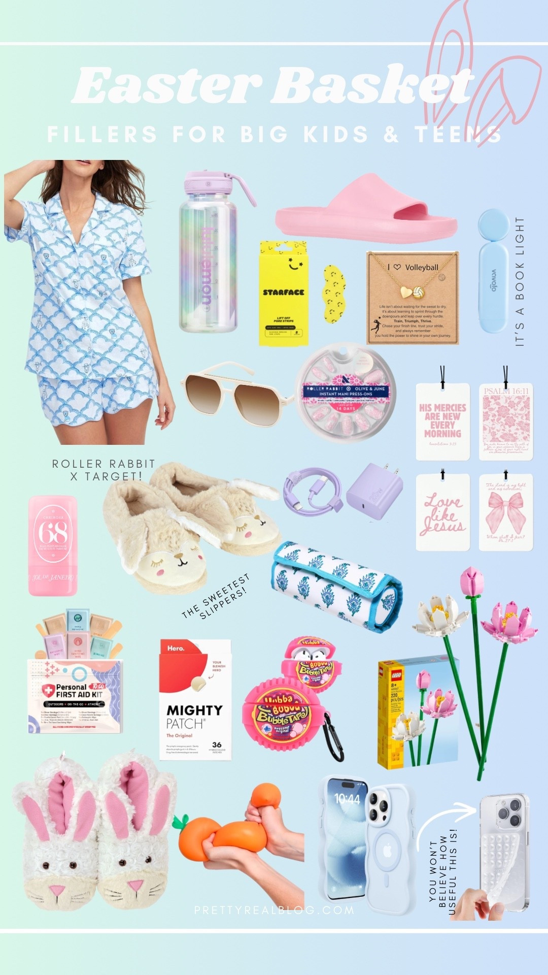 Easter basket gifts for big kids and teens! My girls have a lot of this and recommend it (water bottle, pimple patches, phone case, phone sticky thing (which is SO USEFUL), air fresheners, and more). Teen girl Easter gifts. Spring buys for teen girls.
-
Easter basket stuffers

#LTKKids #LTKSpringSale