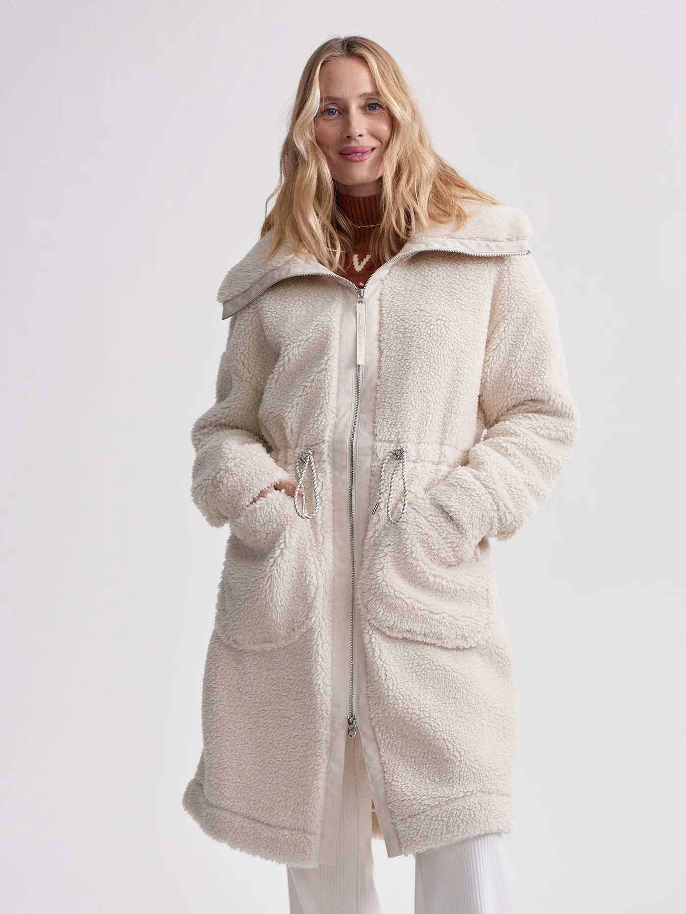 Logan Sherpa Coat | Varley US