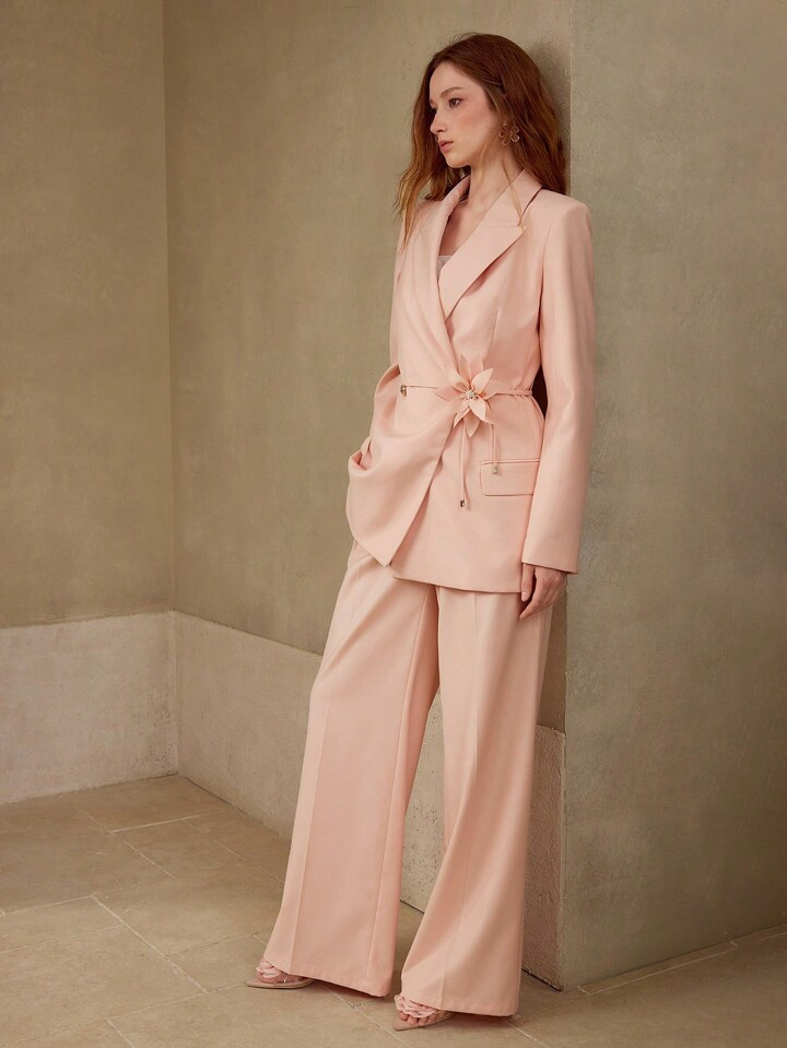 MOTF PREMIUM STRUCTURED BELTED BLAZER | SHEIN