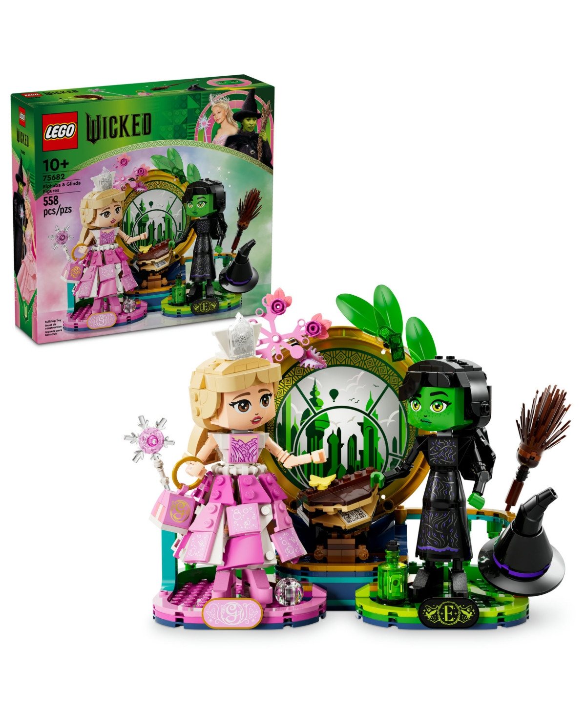 Lego Wicked Elphaba Glinda Figures Fantasy Toy Construction Playset 75682 - Multi Color | Macy's