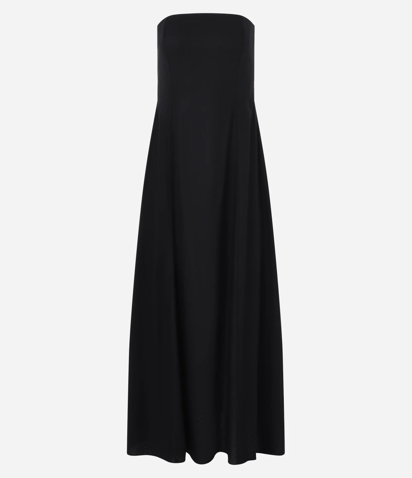 Vestido Midi Tomara que Caia em Viscolinho Preto - Lojas Renner | Renner (BR)