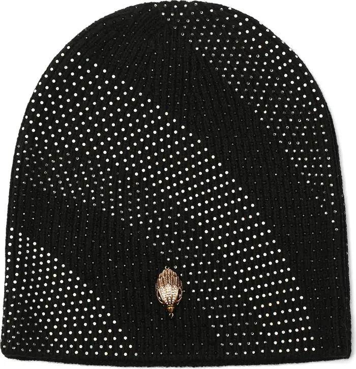 Kurt Geiger London Crystal Wave Monochrome Beanie | Nordstrom | Nordstrom