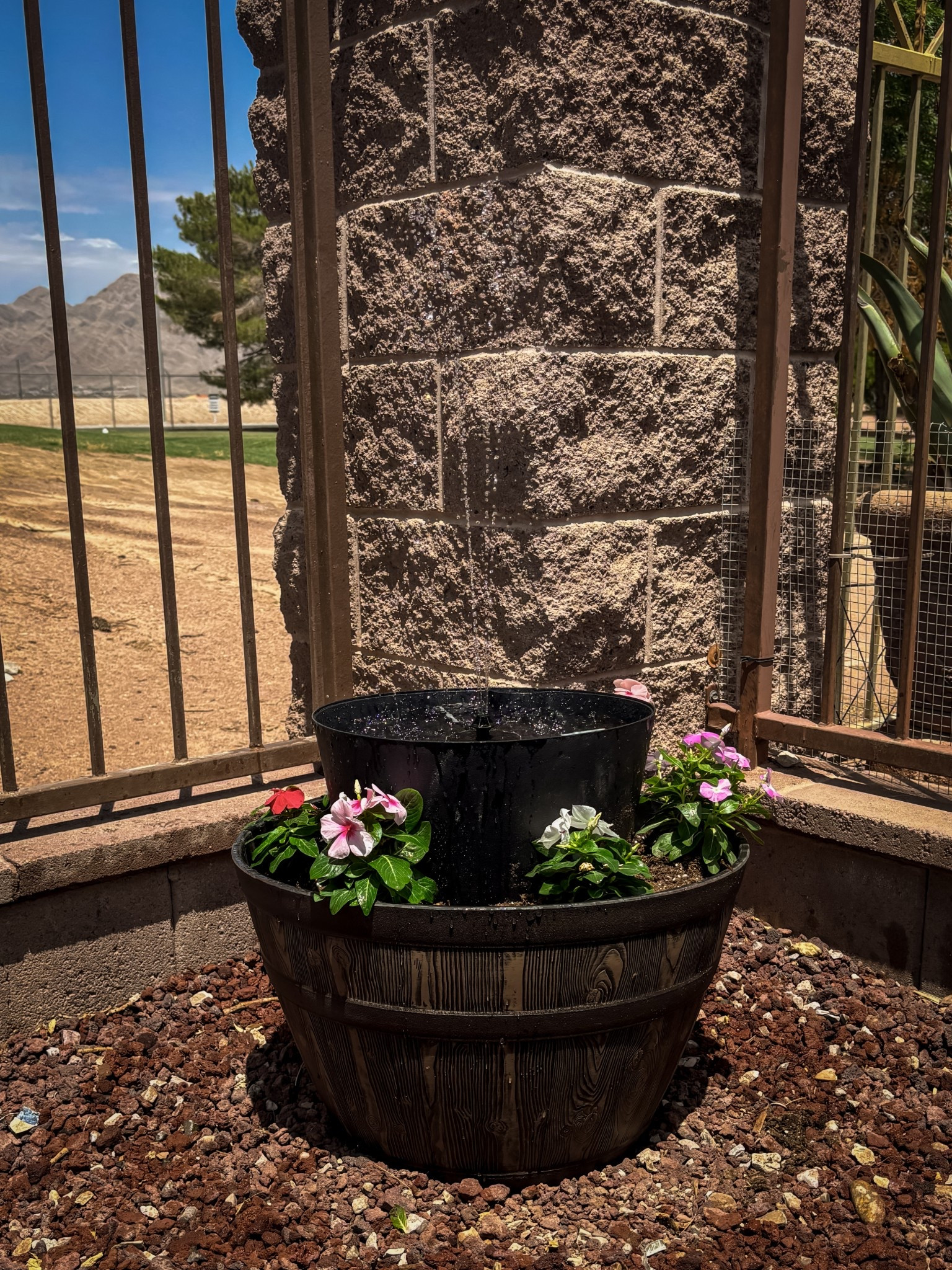 Cute solar fountain with different spray settings!

#LTKHome #LTKSummerEdit #LTKSeasonal
