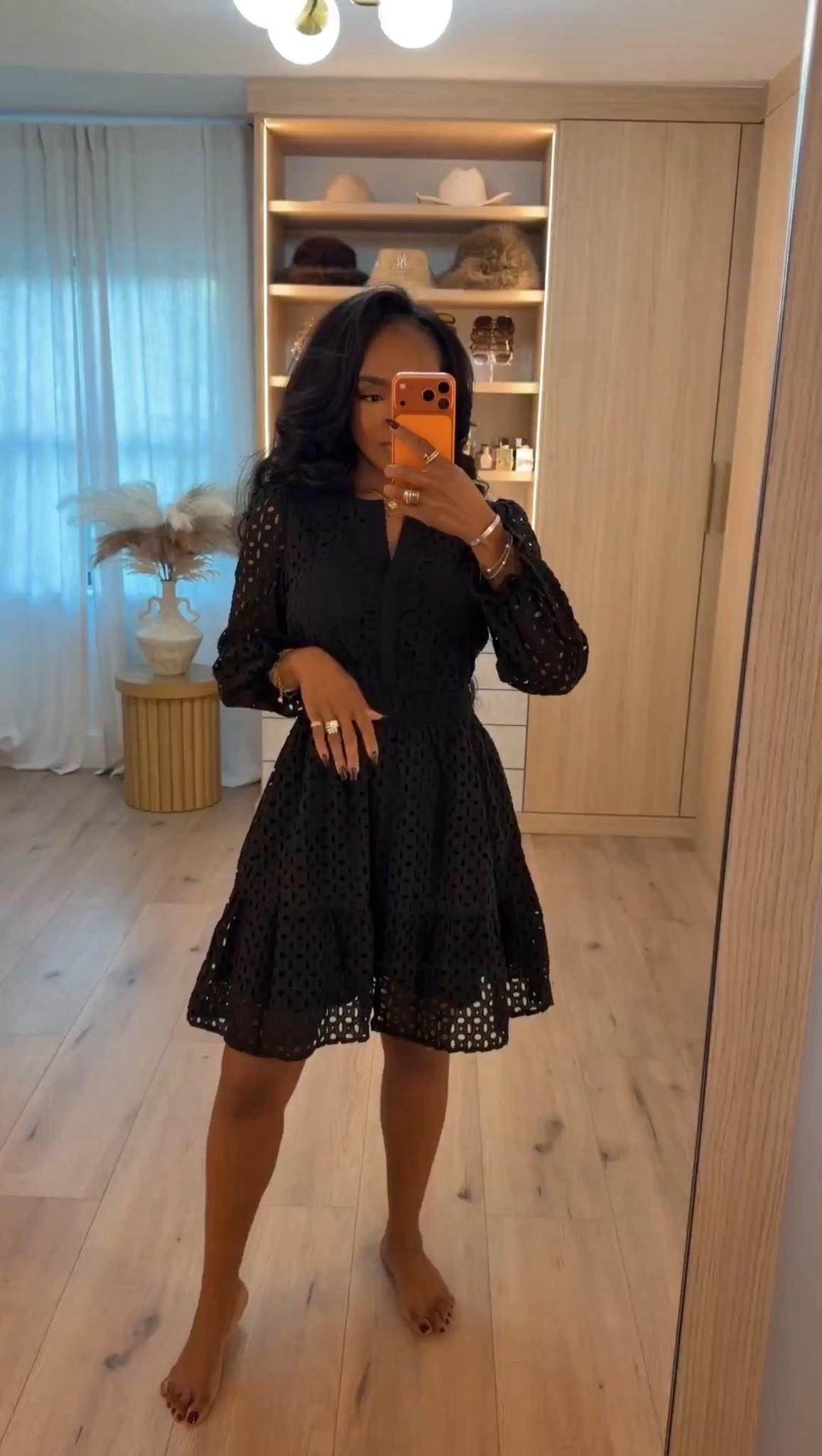 A cozy black dress styled for simple, elevated holiday looks — an easy throw-on piece that still feels polished when paired with tall boots and minimal jewelry. Clean, flattering, and effortless for the season.

Perfect for holiday dinners, family gatherings, and winter outings.

📏 Sizing: Dress (Small)
📏 Measurements: 5’4” • 138 lbs • 34D • 27” waist • 40” hips

Seasonal knit dress, winter outfit ideas, tall boot styling, chic black dress look, cozy elevated fashion, holiday-ready outfits.

✨ Everything linked below for easy shopping

Follow me on Instagram and YouTube @kirasfashionfinds

#LTKHoliday #LTKootd #LTKPetite