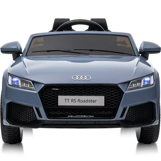 Outfunny Kids Ride On Car, Licensed Audi TT 12V Electric Car Toy with Remote, LED Light - Light B... | Walmart (US)