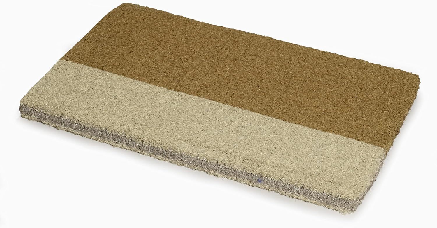 Fab Habitat Modern Neutral Extra Thick Doormat - Handwoven, Durable - Natural Coir - Entryway, Fr... | Amazon (US)