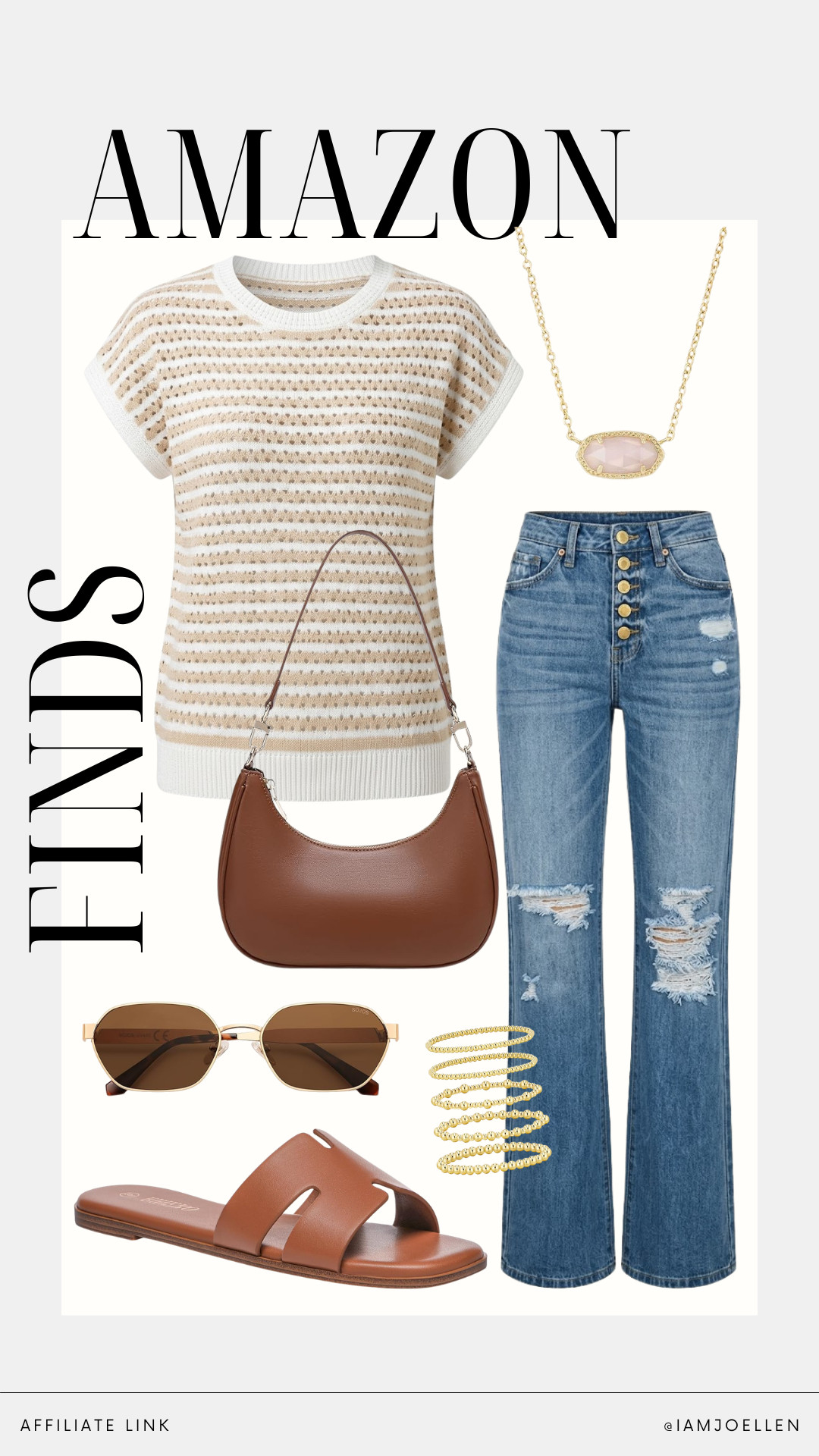 Switching it up with these Amazon fashion finds! From the chic sunglasses to the comfy sandals, this combo is perfect for any casual day out. 🌟 #DailyStyle #AmazonFashion 

 #LTKdayinmylife #LTKmomlife #LTKmorningroutine