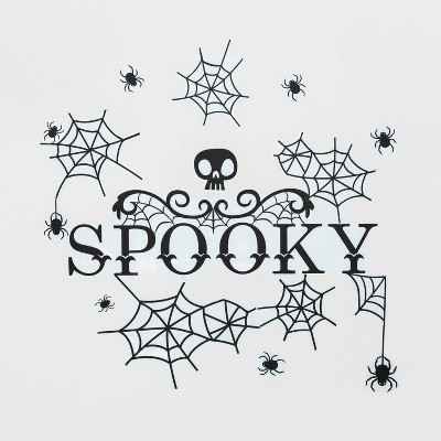 Spiders and Webs Halloween Wall Art (27.75"x9.75") - Hyde & EEK! Boutique™ | Target