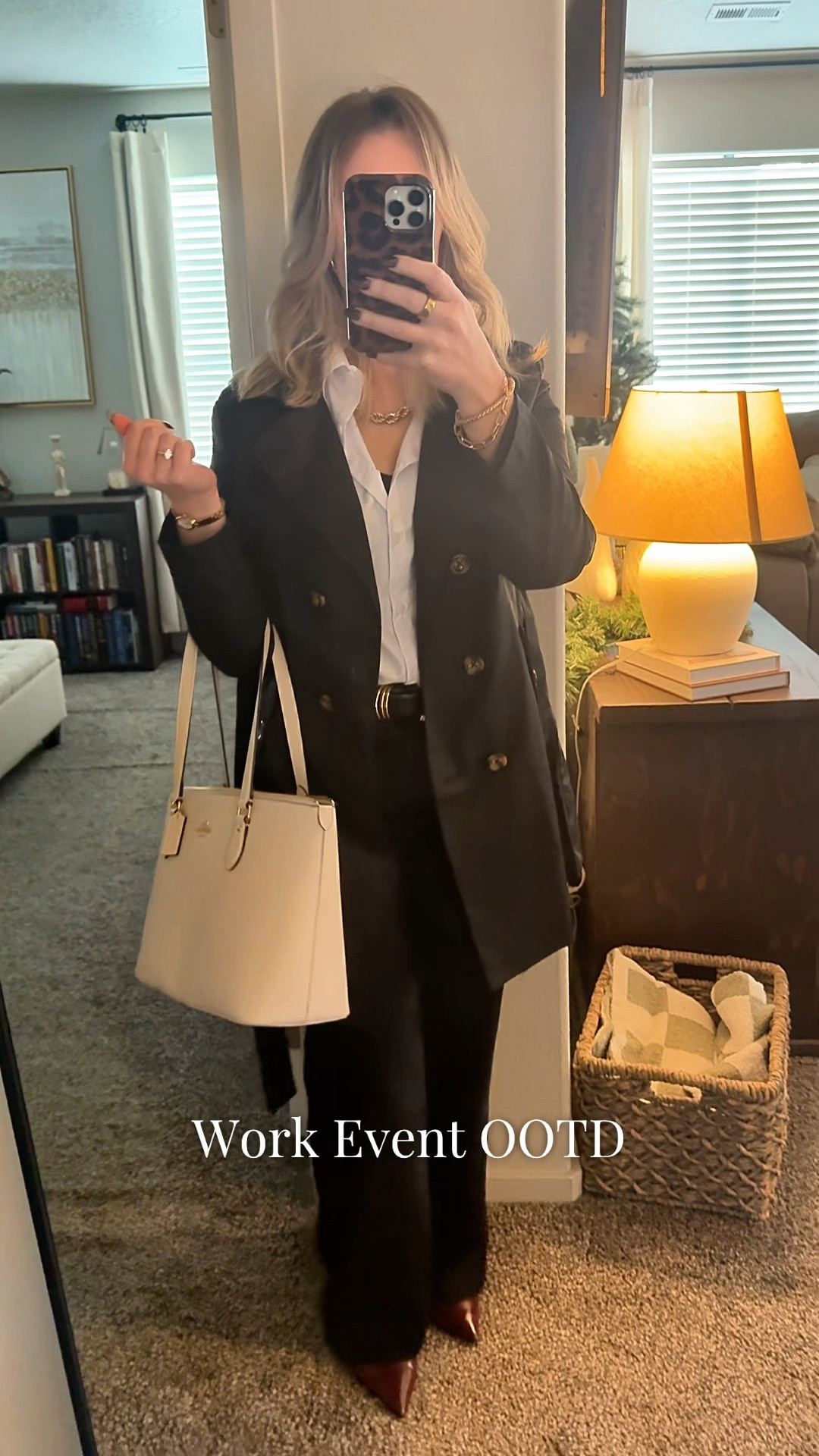 Professional, yet comfortable, outfit option for work events or the office. #workwearstyle #officeoutfit #businessprofessional

#LTKMidsize #LTKootd #LTKWorkwear