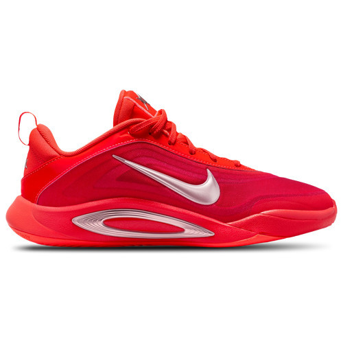 Girls Nike Nike A'One - Girls' Grade School Shoe Bright Crimson/Pearl Pink/University Red Size 07.0 | Kids Foot Locker (US)