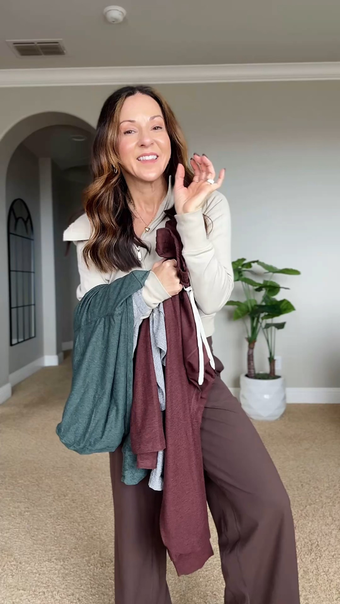 SALE! Amazon version of a designer at fraction of the price! The bottoms come in 2 length options. For ref: I’m 5’1”, 109lbs wearing size XS in everything. Colors: Java Heather, Grey Heather, Aspen Heatherr



#LTKSaleAlert #LTKPetite #LTKOver40