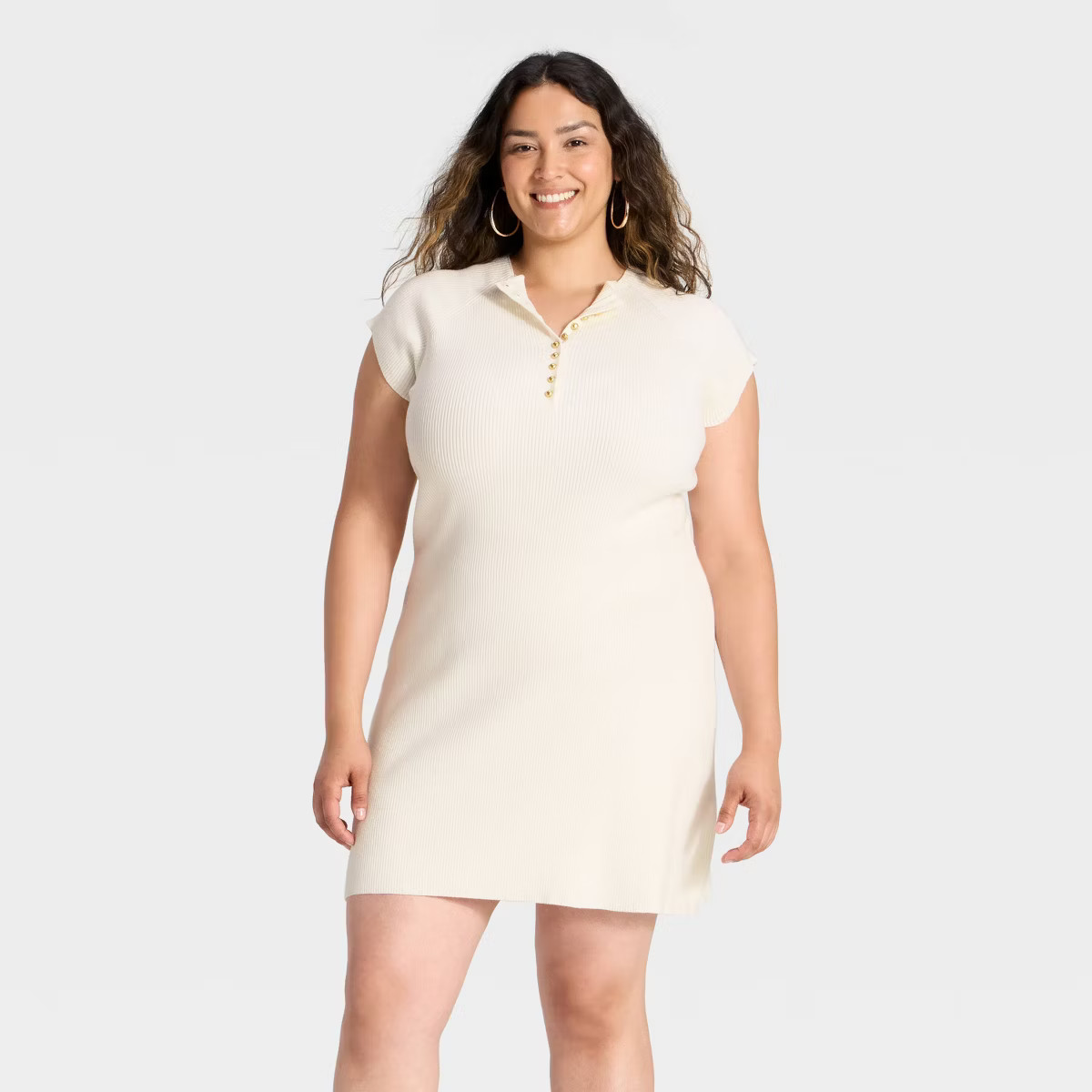 Women's Short Sleeve Ribbed Mini A-Line Dress - Universal Thread™ | Target