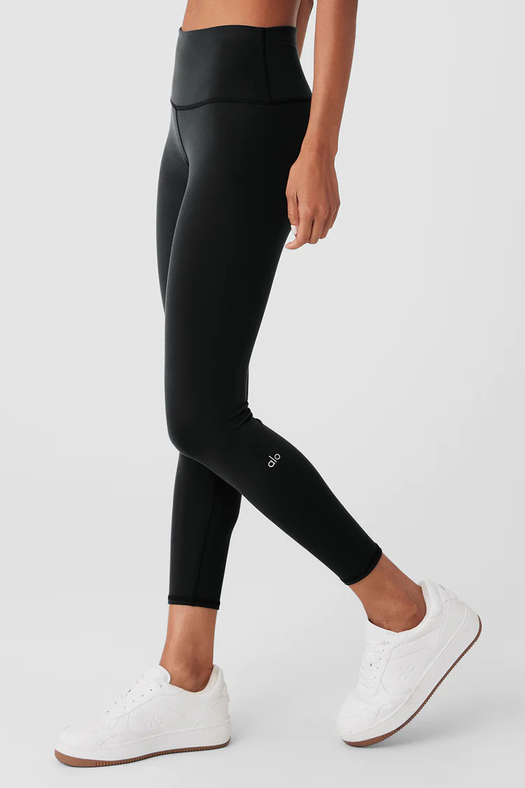7/8 High-Waist Airbrush Legging - Black | Alo Yoga (US)