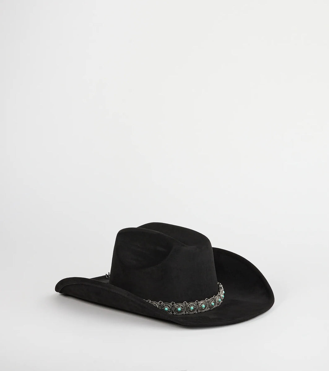 Western Babe Faux Suede Cowboy Hat | Windsor Stores