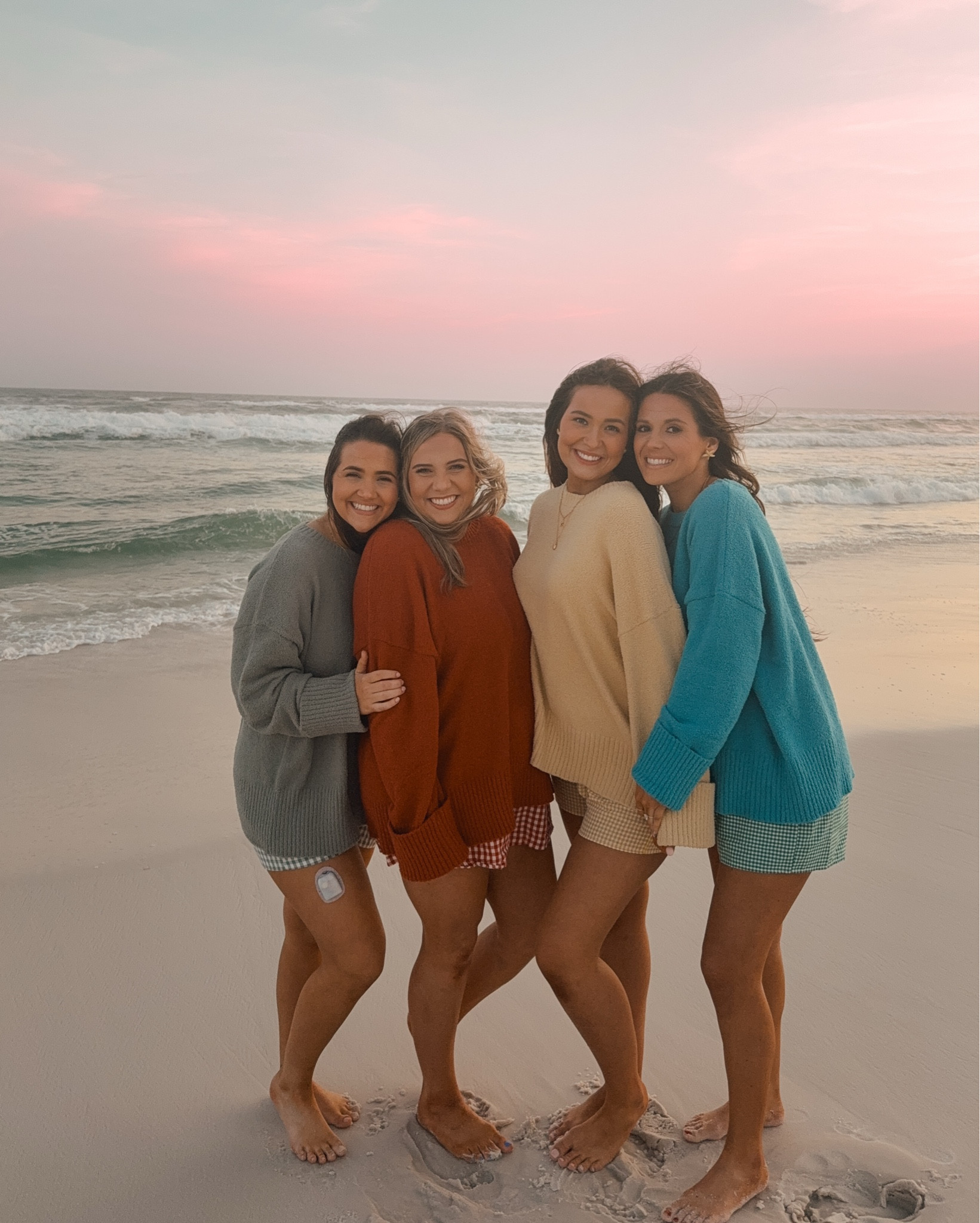 A chilly spring evening on the beach 💛❤️🩵💚 linked everything I could for y’all!! 

#LTKMidsize #LTKStyleTip #LTKFindsUnder50