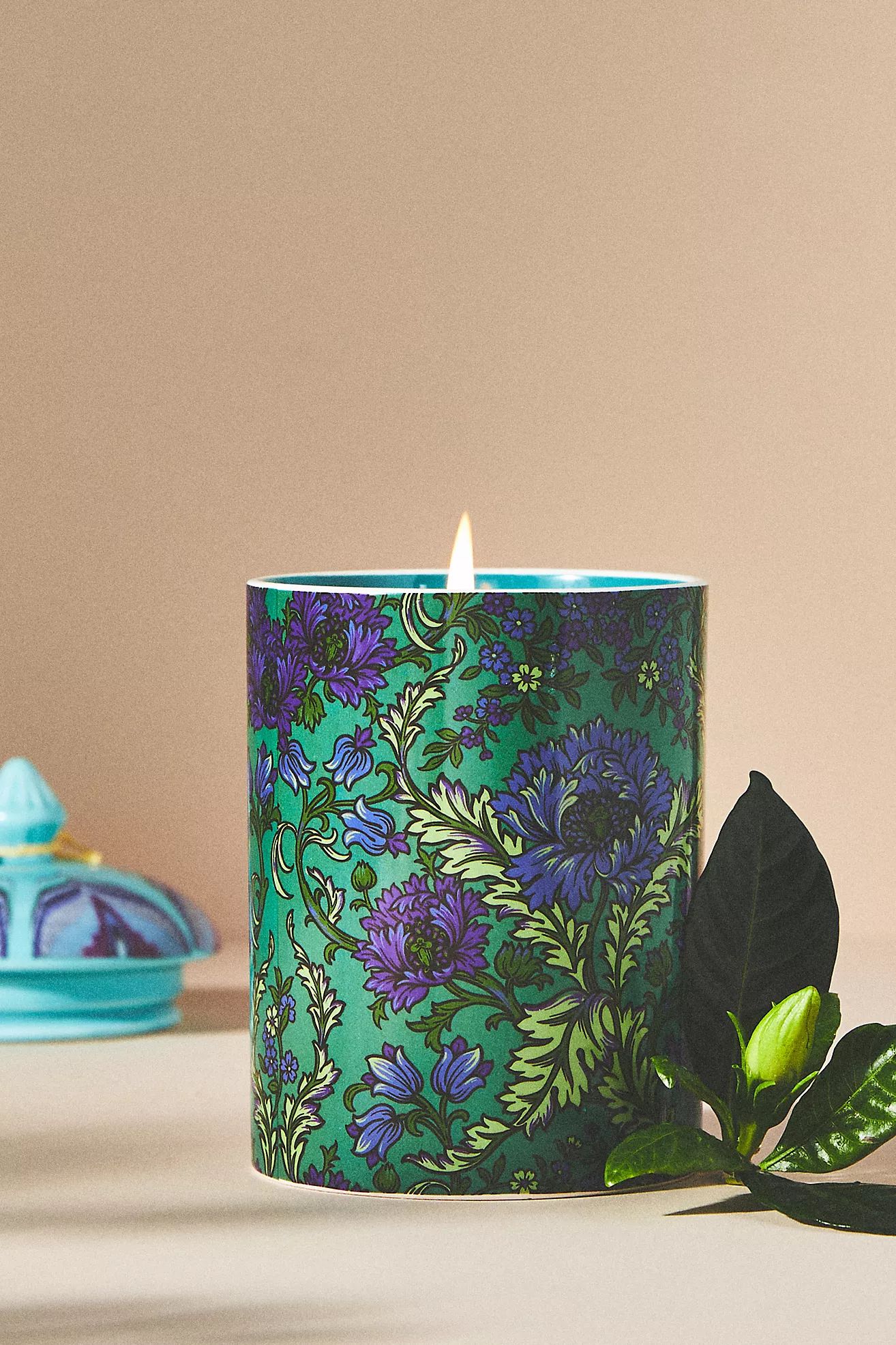 Theodora Night Gardenia Ceramic Jar Candle | Anthropologie (US)