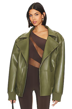 Oversized Moto Jacket | Revolve Clothing (Global)