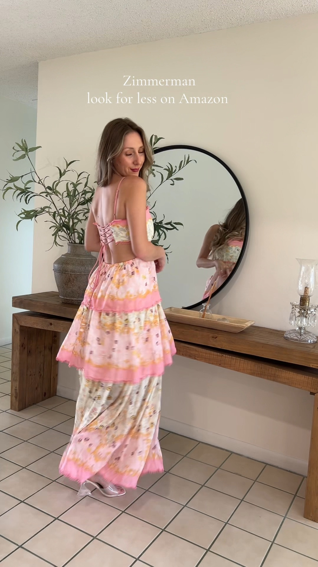 Zimmerman inspired dress 
Amazon look for less 
Bridal shower dress 
Baby shower dress 
Wedding guest dress 
Spring dress 
Summer dress 
Maxi dress 
Backless dress 

#LTKVideo #LTKSaleAlert #LTKFindsUnder100