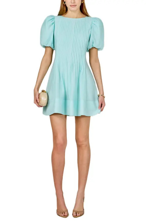 Puff Sleeve Minidress | Nordstrom