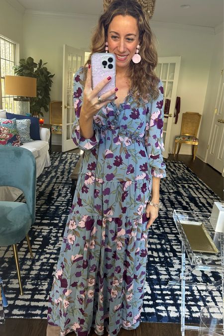 Amazon maxi dress 
Fall floral maxi 
Thanksgiving outfit idea 
Under $50 


#LTKHoliday #LTKunder50 #LTKSeasonal