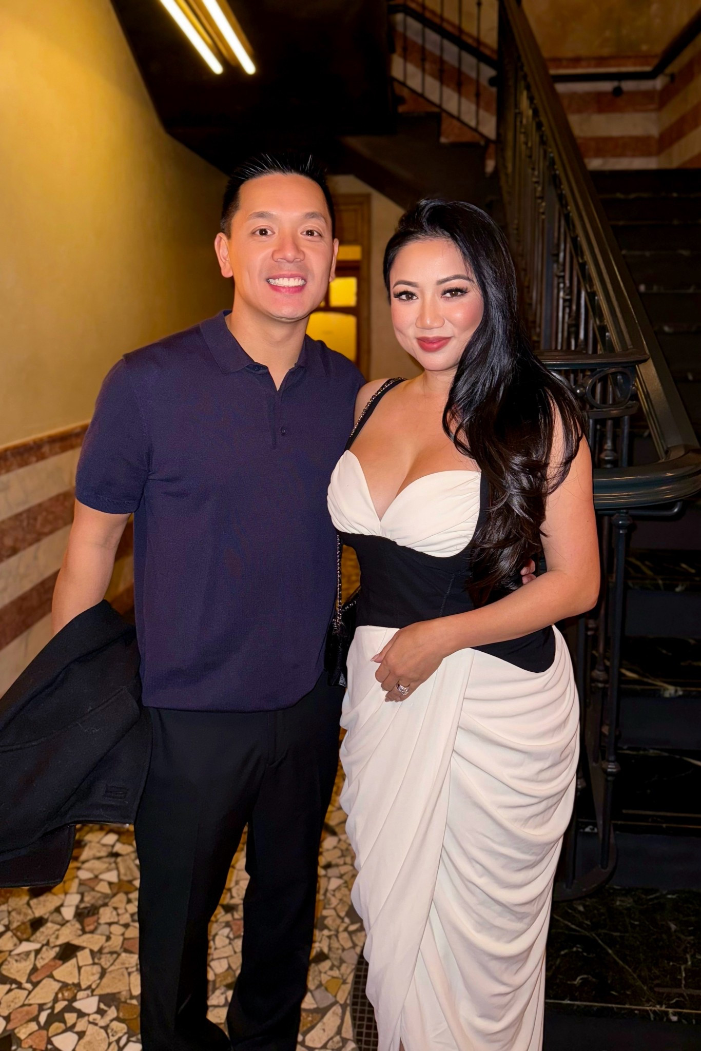 Maeve Ruched Corset Midi Dress // Black and white long dress with corset like top with ruched cups and draped skirt. I’m wearing size small.

#LTKParties #LTKHoliday #LTKOver40