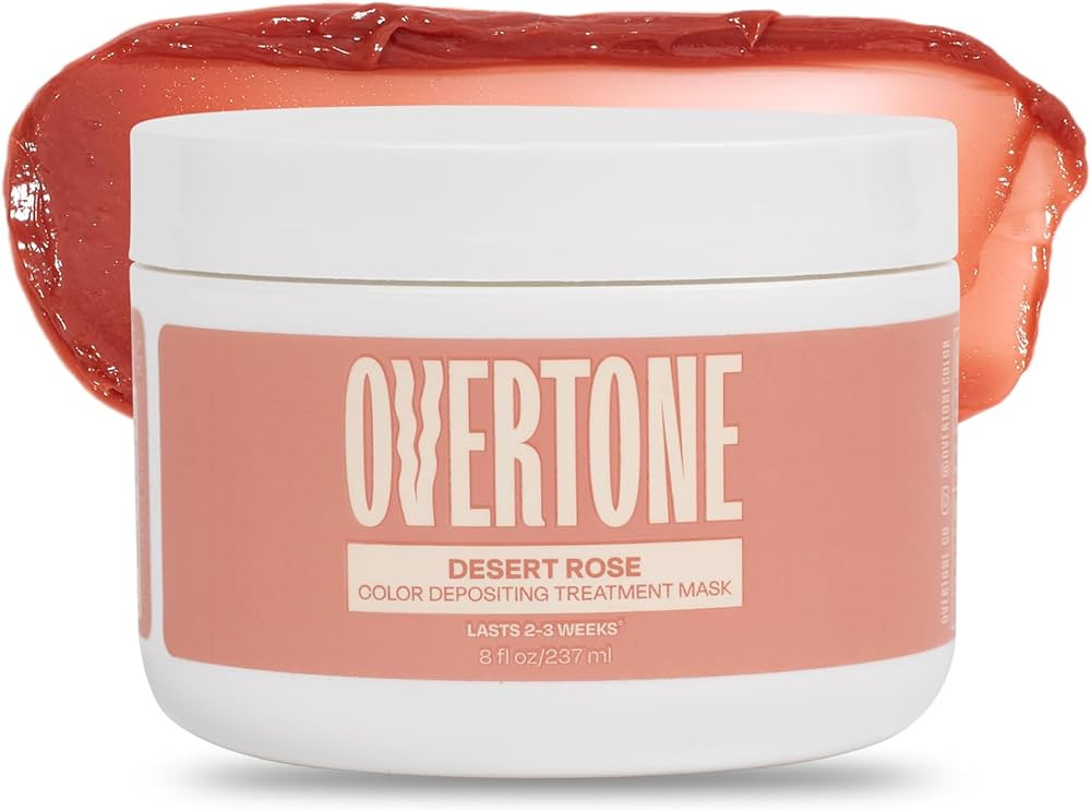 Overtone Semi Permanent Hair Color Conditioner, Desert Rose, 8 oz, Nourishing, Damage-Free, Color... | Amazon (US)
