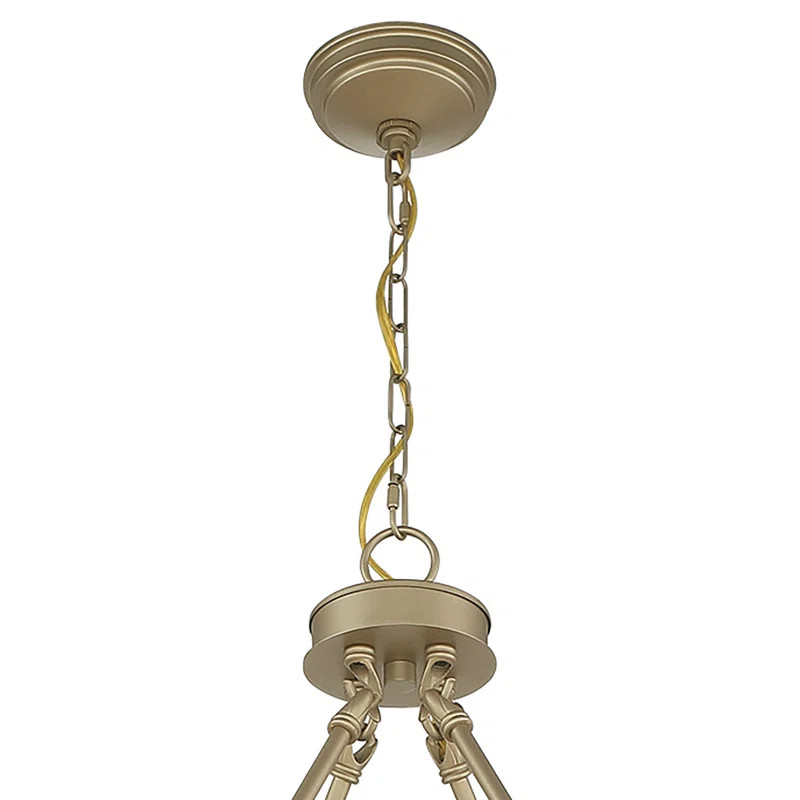 Langelier 16 - Light Candle Style Wagon Wheel Chandelier | Wayfair North America