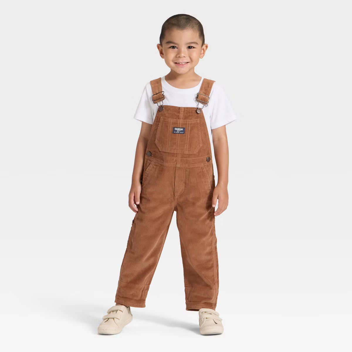 OshKosh B'gosh Toddler Boys' Corduroy Overalls - Brown | Target