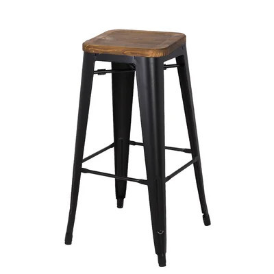 Solid Wood 29.92'' Stool | Wayfair North America