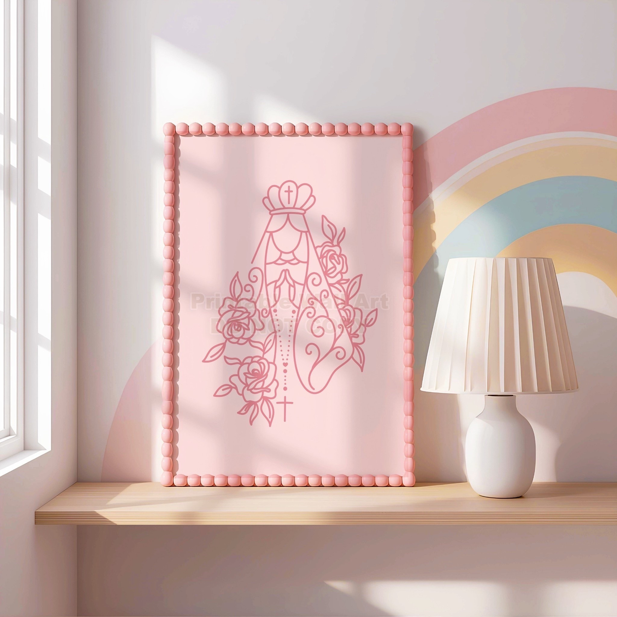 Obsessed with this soft pink aesthetic? So are we! We just dropped this beautiful Virgin Mary line art print that is the perfect mix of faith, florals, and trendy decor.

Why this print belongs in your nursery/girl's room:

Sweet & Serene: The delicate line work of the crown, roses, and rosary creates a peaceful focal point.

On-Trend Color: That blush pink background paired with the pink beaded frame is pure LTK aesthetic gold! ✨

Instant Download: Skip the shipping wait! Download, print, and hang up this beautiful piece today.

Meaningful Decor: A lovely way to incorporate faith into your little one's sacred space.

👉 Tap the link below to shop this instant download print! (Link to my Etsy shop!)



#LTKmomlife #LTKHome #LTKKids