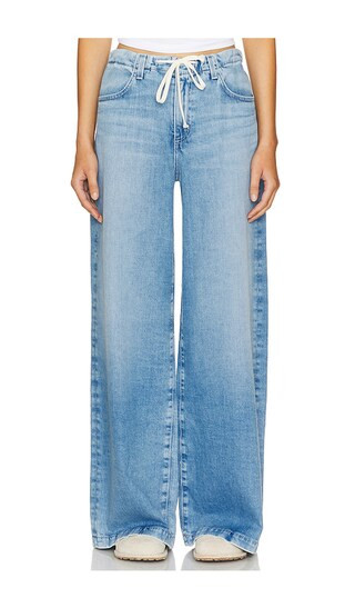 AG Jeans Stella Cinched Wide Leg in Blue. - size 26 (also in 29) | Revolve Clothing (Global)