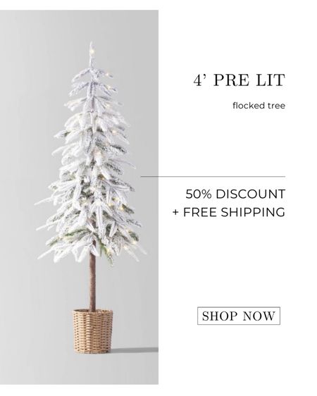 ‼️4’ pre lit tree for $30 ‼️- 5’ and 6’ options too!!!

#LTKfindsunder50 #LTKsalealert #LTKHolidaySale
