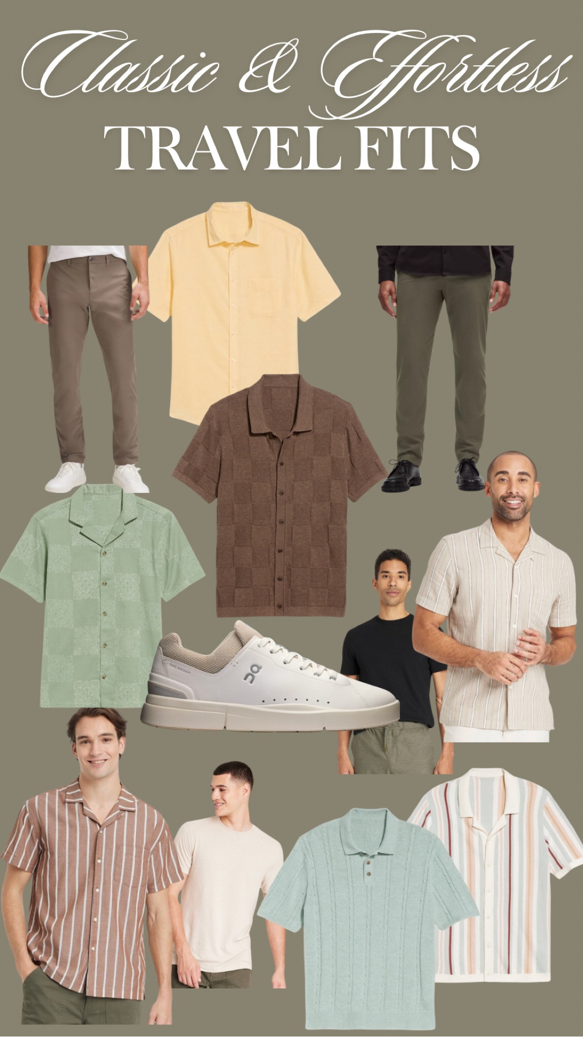 Effortless and stylish men’s outfits—perfect for travel, date nights, or everyday wear. Shop the look now! #MensFashion #TravelStyle #EffortlessStyle #ChicCasual #EuropeanInspired #MensWardrobe #LTKMens

#LTKMens #LTKTravel #LTKStyleTip