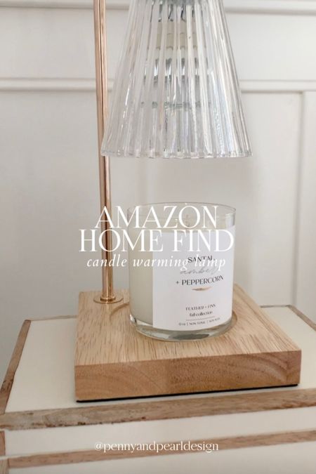My favorite Amazon Home find lately is this cutie candle warming lamp. You put a candle under the lightbulb, turn the dial and it warms your candle to give off scent without a flame. It’s less than $50 and it’s so adorable. 



#LTKhome #LTKCyberweek #LTKsalealert