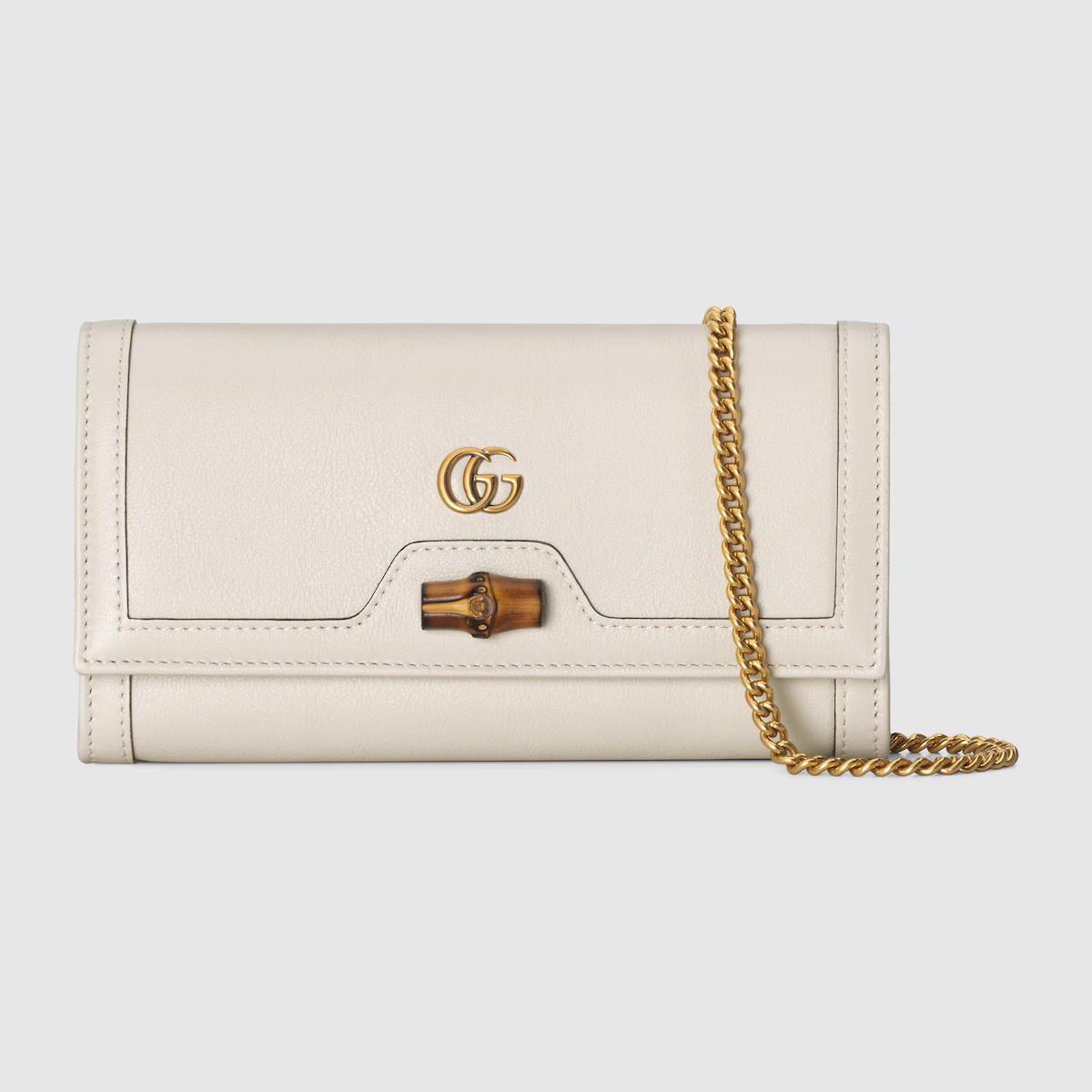 Gucci - Gucci Diana chain wallet with bamboo | Gucci (US)