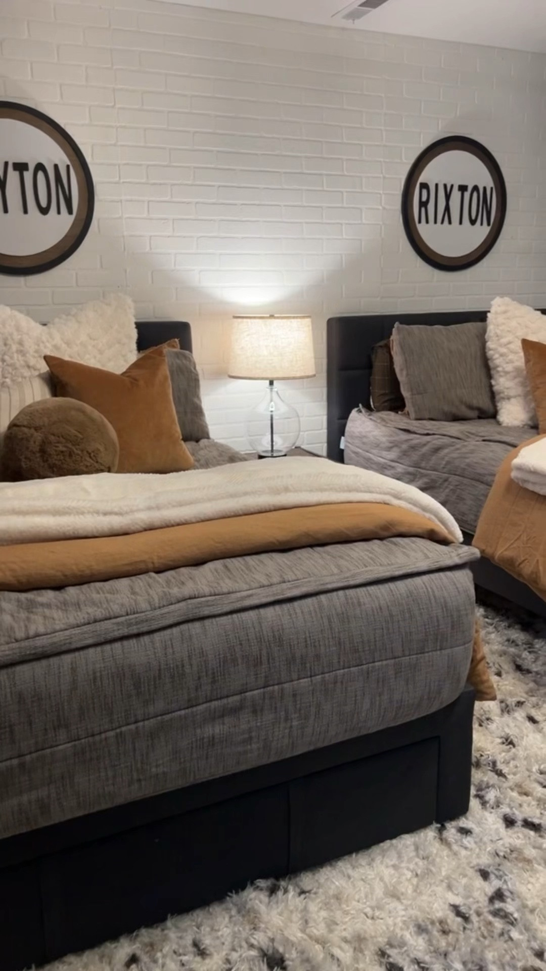 My big boys bedroom.

The base bedding is the Franklin but has since been discounted by Beddy’s. I’ve linked a similar option. If you want to shop other options you can go to the Beddy’s website and use my discount code MYHOUSE for 20% off. 

The other links are exact sources. The bed frame is the same brand except they no longer have the pull out drawer option. :) 