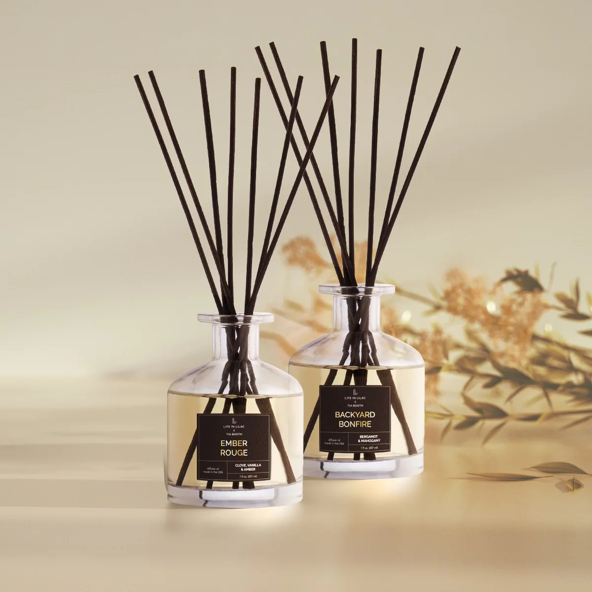 Backyard Bonfire & Ember Rouge Diffuser Bundle | Life In Lilac