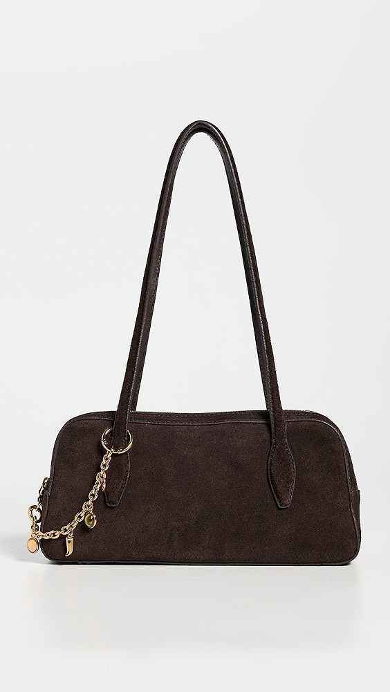 Suede Mini Charm Shoulder Satchel | Shopbop