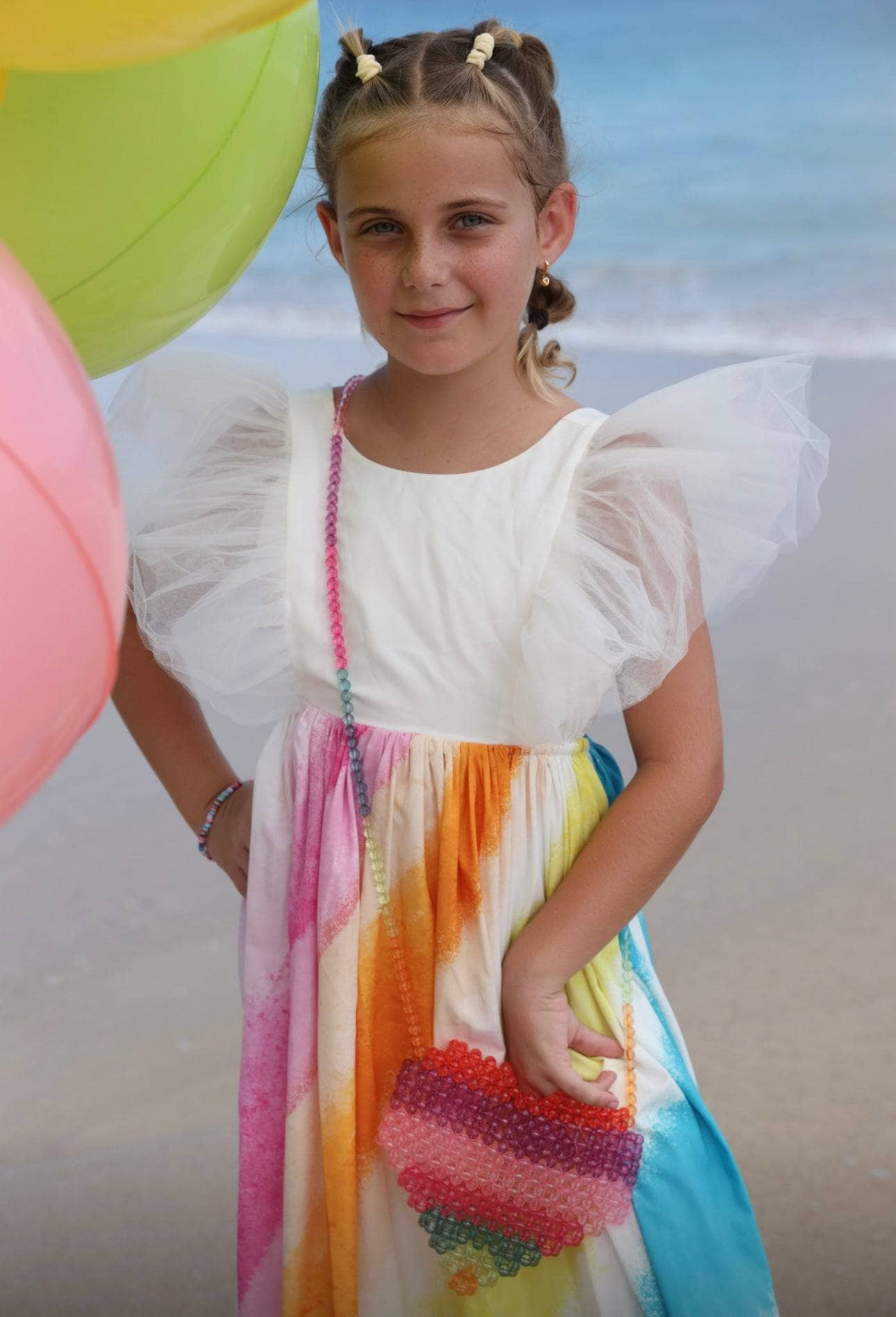 Rainbow Ruffle Dream Dress | Lola + The Boys