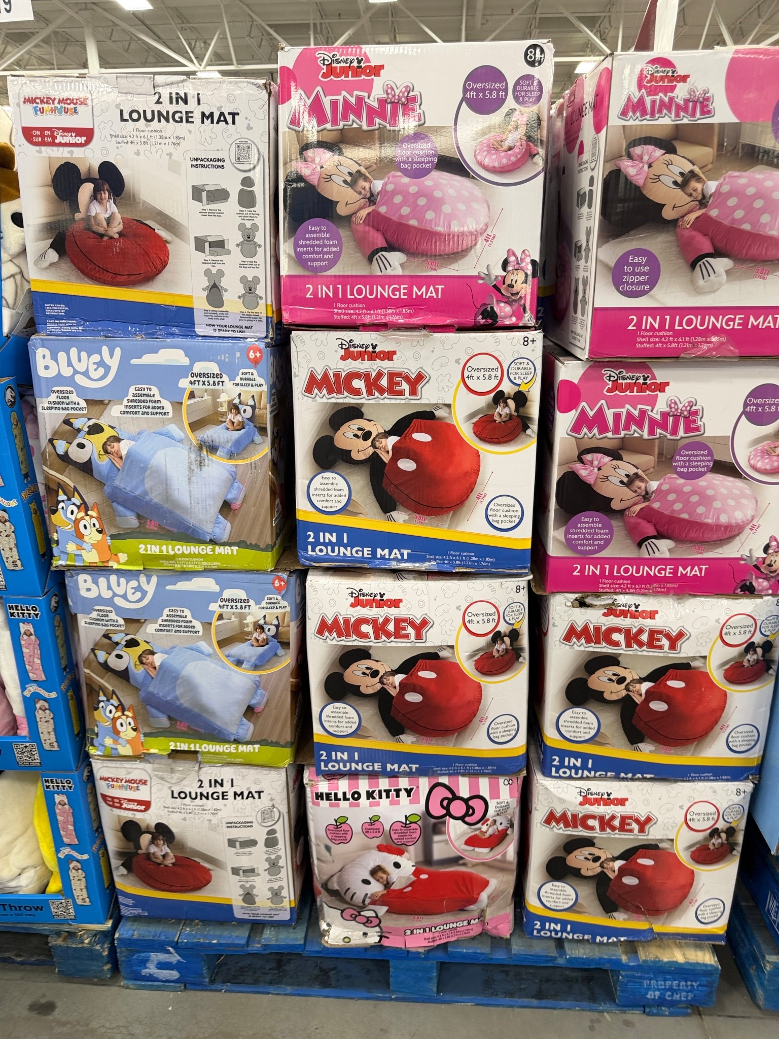 These 2-in-1 character lounge mats are such a fun cozy find 😍🫶 Perfect for movie nights, playrooms, sleepovers, or reading corners! Love that they fold out into a comfy mat and come in the cutest characters like Minnie, Mickey, Bluey, and Hello Kitty 💖🐭🐶🎀

Linked the ones I found so you can grab your favorite 👇✨

#LTKFamily #LTKKids #LTKHome #KidsRoomFinds #PlayroomDecor #DisneyFinds #CozyHome #LTKFinds

#LTKmomlife #LTKHome #LTKKids