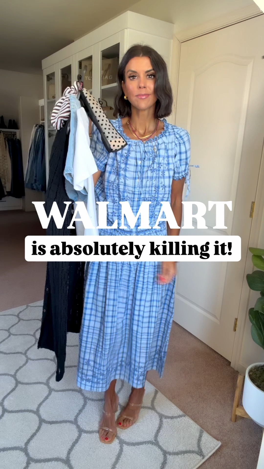 New Walmart finds! Size xs in skirt set, size small in both top and bottom of swimsuit, size sm/m in cover up, size small in black tank, jeans tts. Size xs in white tee, size small in skort. I’m 5’5 for reference. 

#LTKgrwm #LTKmomlife #LTKootd