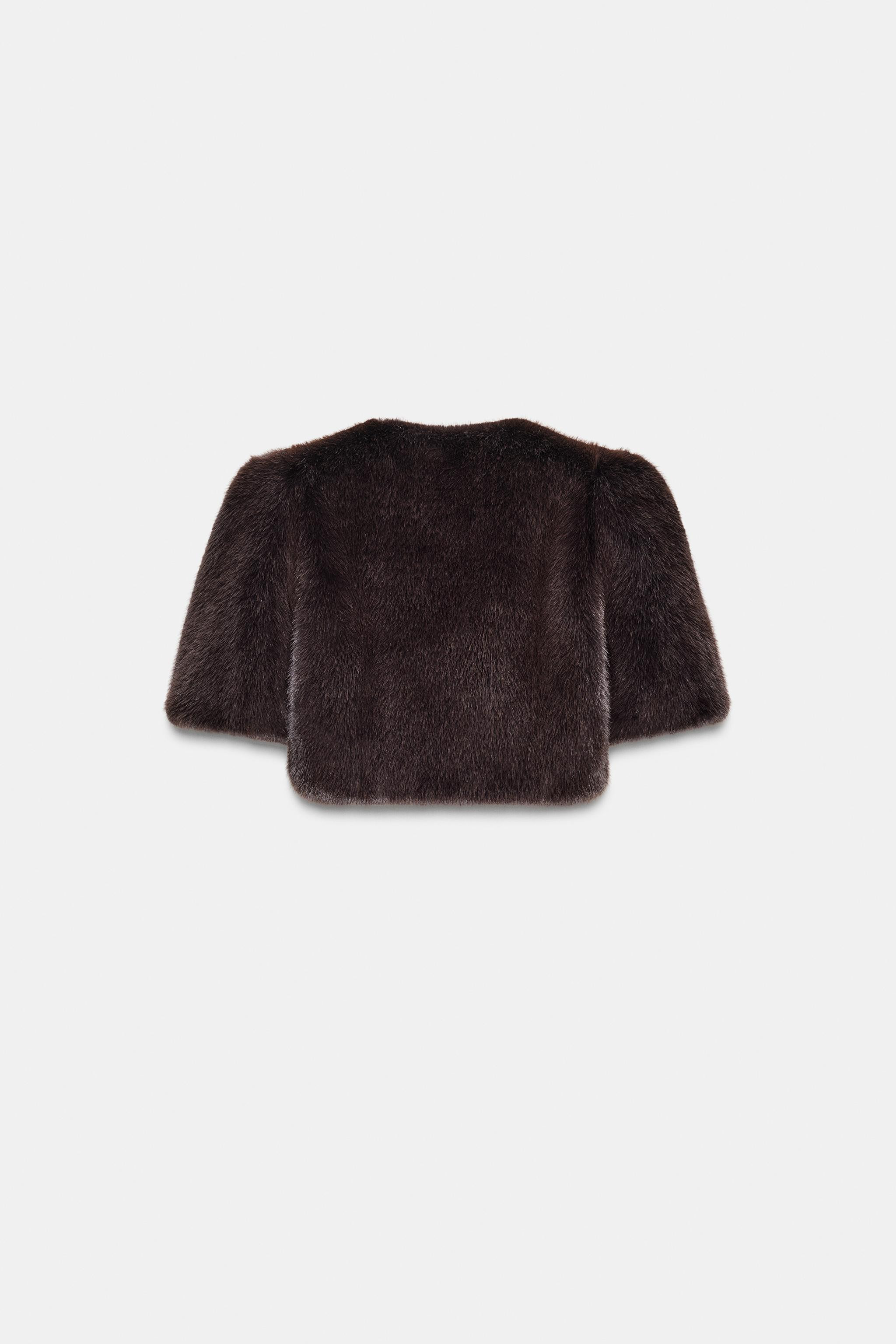 ZW COLLECTION LIMITED EDITION FAUX FUR JACKET | Zara UK