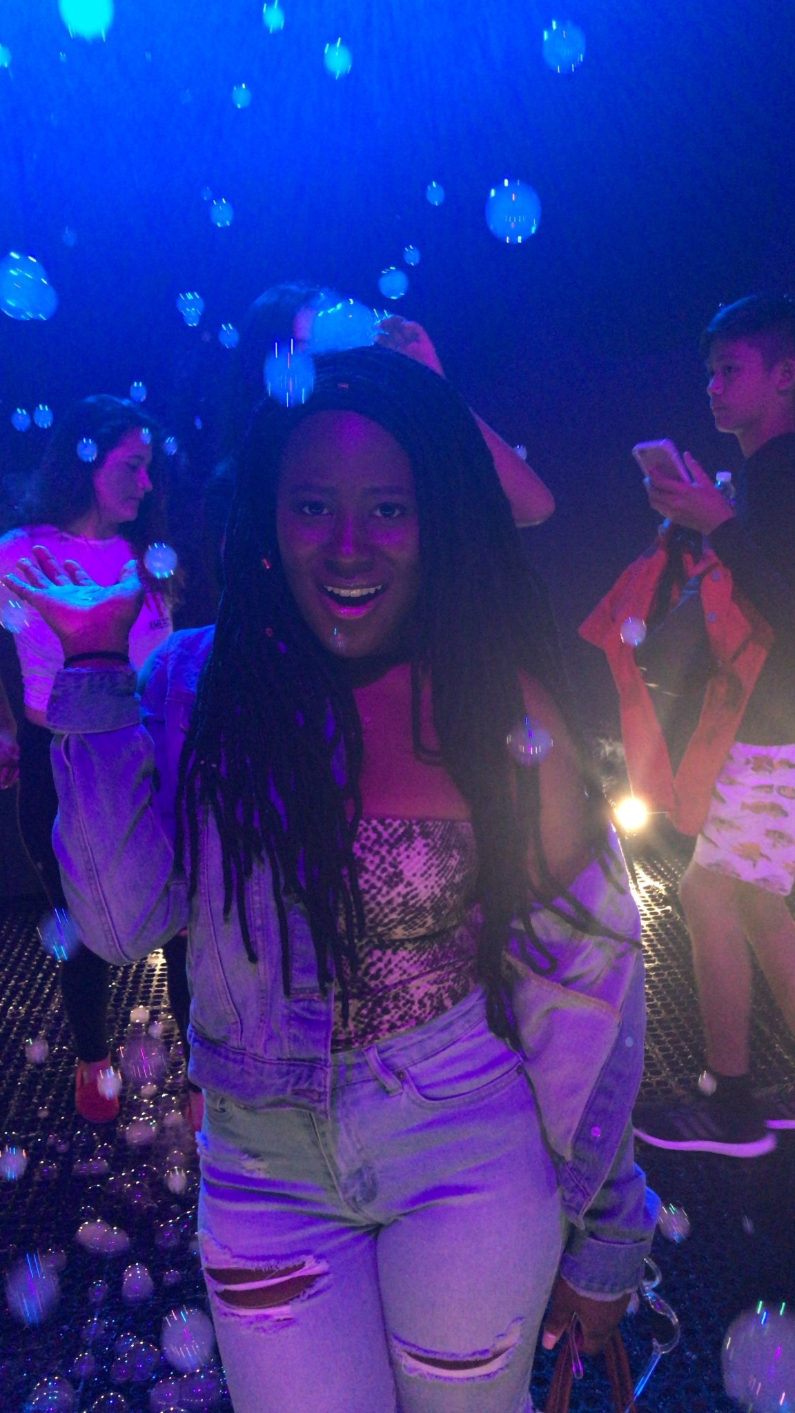 Snake print top // denim shorts // denim jacket // Jean jacket // Jean shorts // snake skin top // tube top // strapless top // summer outfit // 

#LTKStyleTip #LTKFindsUnder50