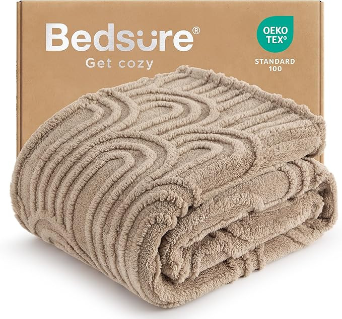 Bedsure GentleSoft Brown Throw Blanket for Couch - Super Soft & Cozy Summer Fall Blankets for Wom... | Amazon (US)