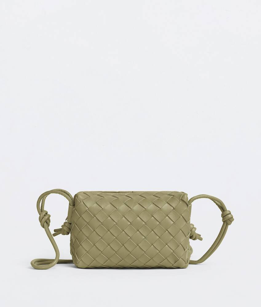 Women's Mini Loop Camera Bag in Travertine | Bottega Veneta US | Bottega Veneta