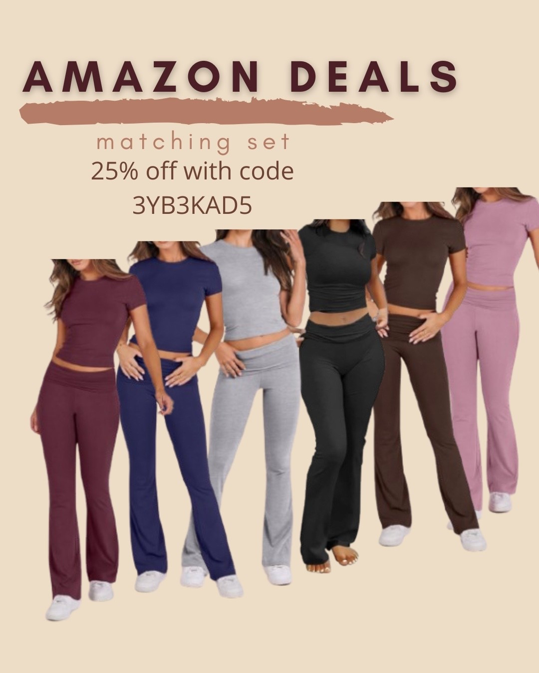 $13 ends 6/27

Amazon fashion
Amazon deals
Amazon set
Matching set
Two piece set
Lounge set
Comfy outfit

#LTKSaleAlert