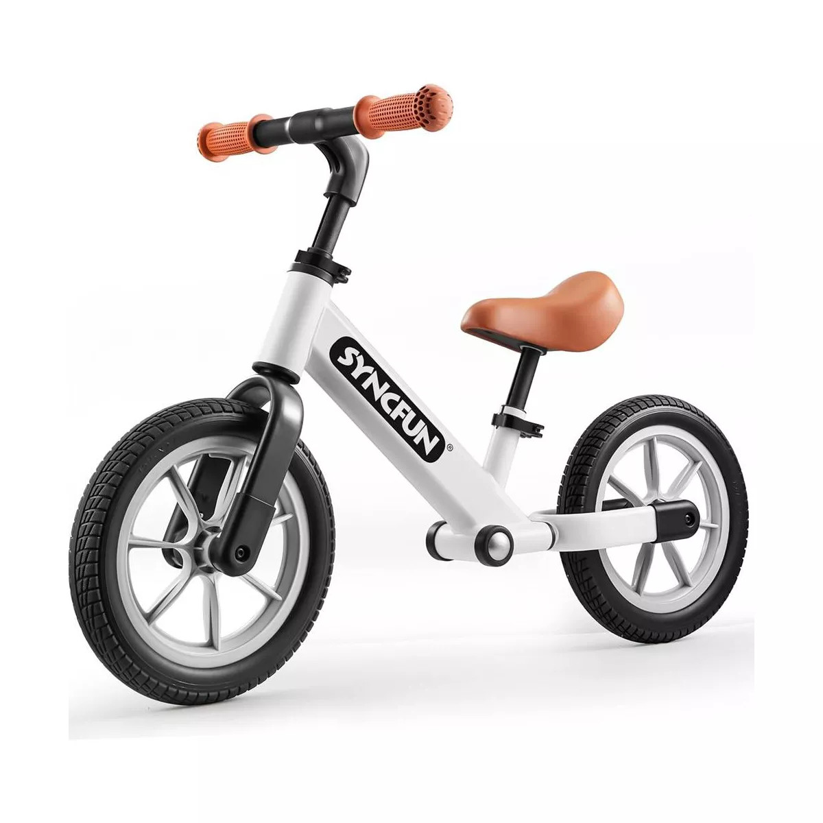 SYNCFUN Toddler Balance Bike (White), Easy Adjustable Seat and Handlebar, Gift Bike for Kids, Tod... | Target