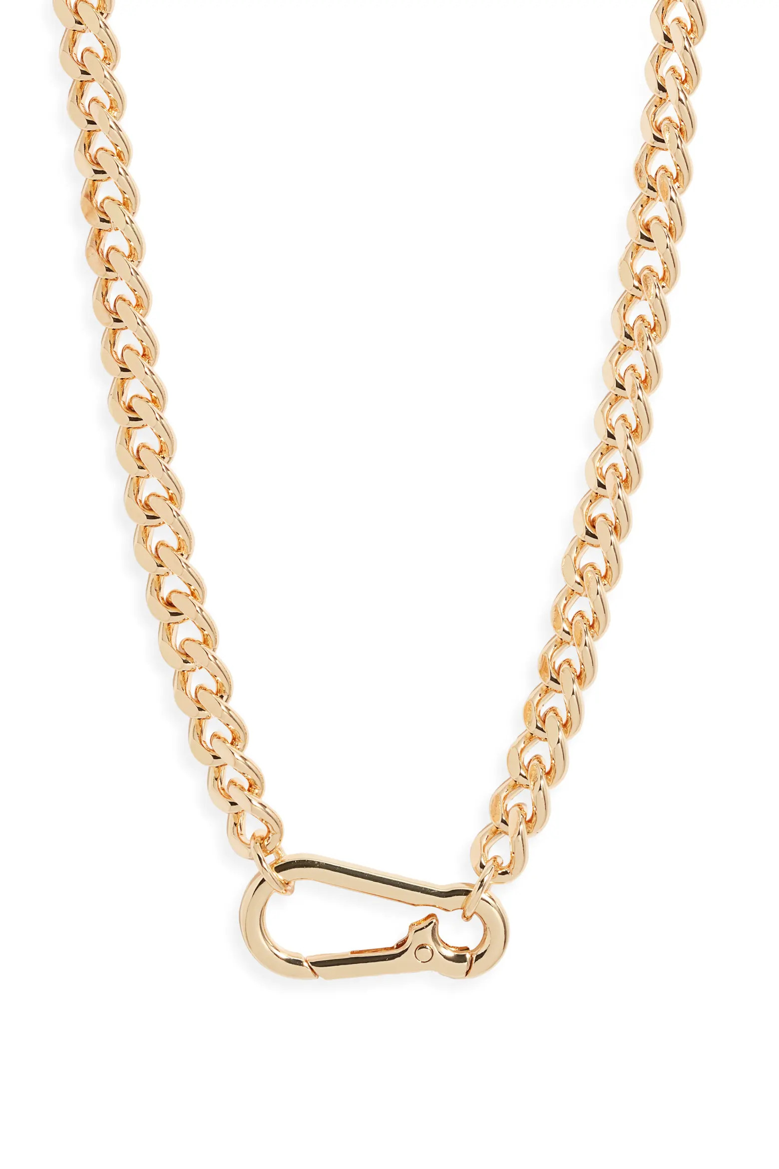 Carabiner Curb Chain Necklace (Women) | Nordstrom | Nordstrom