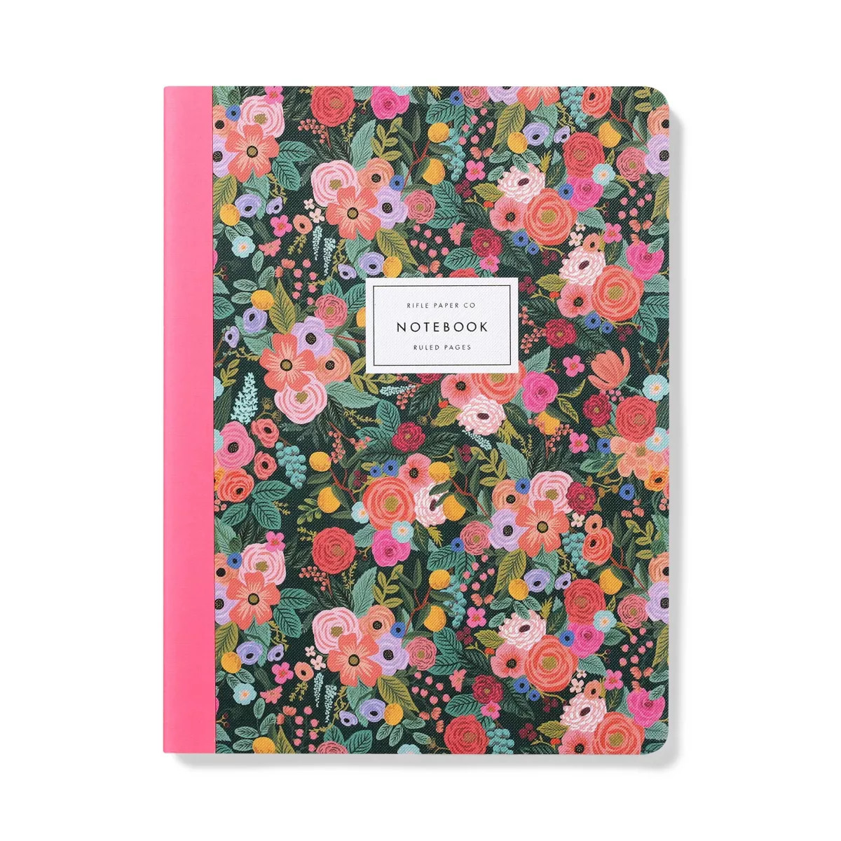 Rifle Paper Co. Garden Party Hunter Green Ruled Notebook: Soft Cover, 8x10.5", 80 Pages, College ... | Target