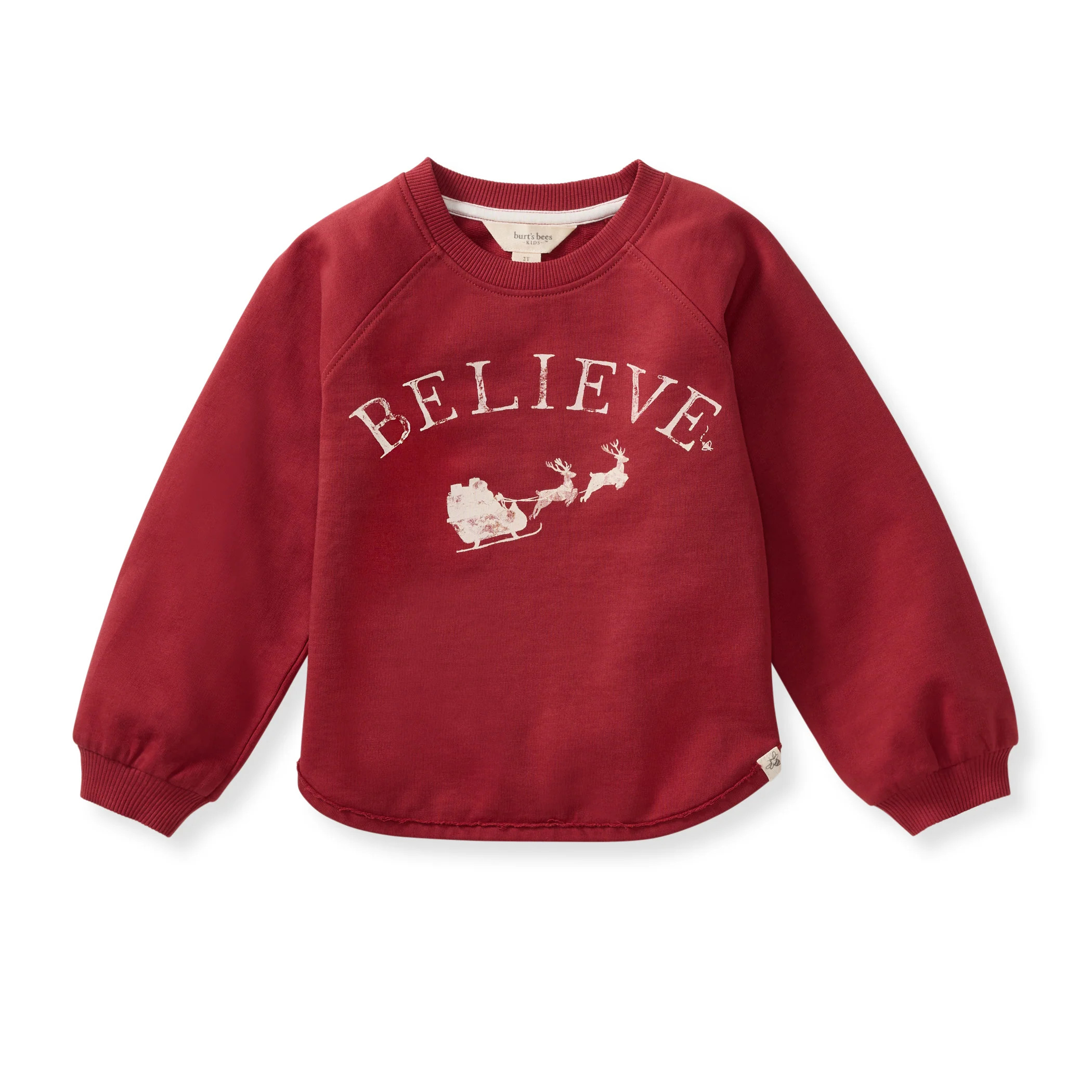 Believe Organic Cotton Sweatshirt | Burts Bees Baby
